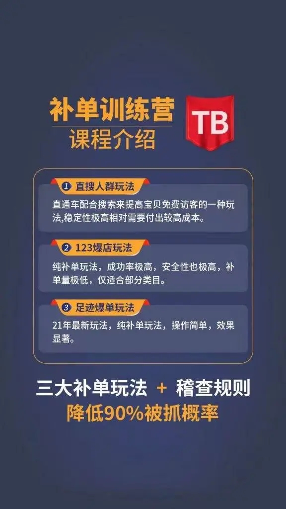 数据蛇淘宝2021最新三大补单玩法+稽查规则，降低90%被抓概率-小牛学府