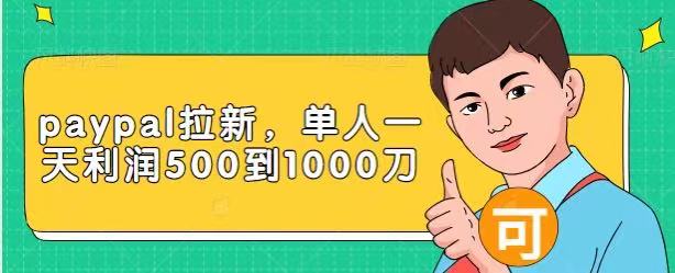 Paypal拉新赚美刀项目，单人一天利润500-1000刀【视频课程】-小牛学府