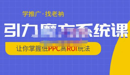 老衲·引力魔方系统课，让你掌握低PPC高ROI玩法，价值299元-小牛学府