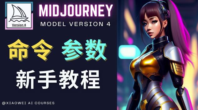 Midjourney新手入门教程，轻松创作顶级图像，命令参数-新手教程-小牛学府