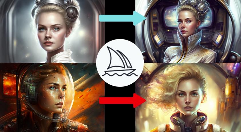 Midjourney V4实现连续性的人物创作：漫画，故事，动画操作教程参数设置-小牛学府