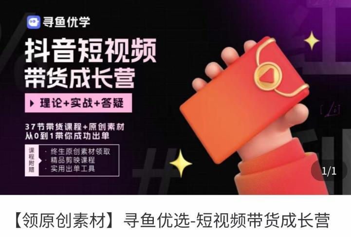 短视频带货成长营,抖音短视频出单攻略,吃透账号运营的奥秘,轻松带货-小牛学府