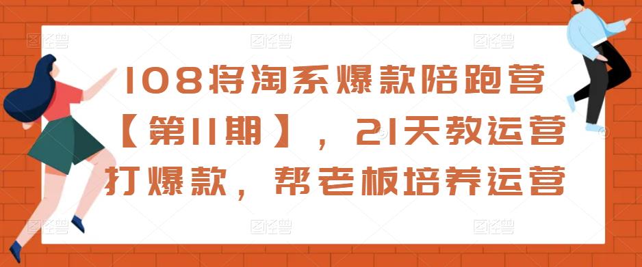 108将淘系爆款陪跑营【第11期】，21天教运营打爆款，帮老板培养运营-小牛学府