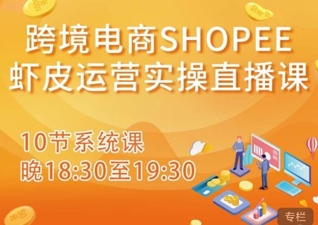 跨境电商Shopee虾皮运营实操直播课，从零开始学，入门到精通（10节系统课）-小牛学府