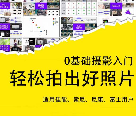 0基础摄影入门，轻松拍出好照片（适用佳能、索尼、尼康、富士用户）-小牛学府