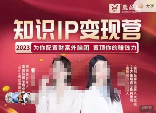 鹿盈盈-知识IP变现实操营，​普通人可复制的知识产品落地实操课，​带你打通知识IP变现底层逻辑-小牛学府