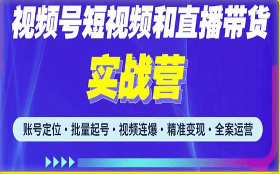 2023最新微信视频号引流和变现全套运营实战课程，小白也能玩转视频号短视频和直播运营-小牛学府