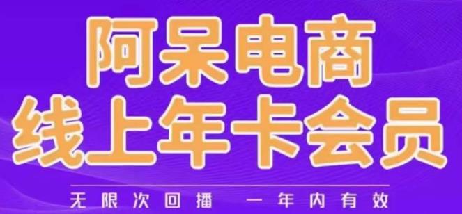 阿呆电商线上年会员,阿呆电商干货分享(更新中)-小牛学府