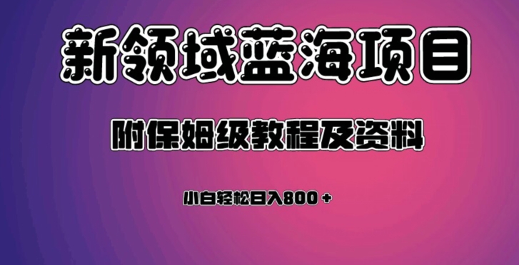 虚拟资源蓝海领域新项目,轻松日入800+,附保姆级教程及资料-小牛学府