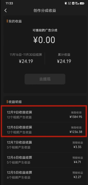 最新撸视频号作创者益收课程,测通了视频号分成计划,一天百来块-小牛学府