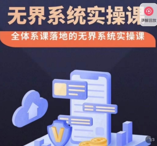 老衲·无界系统实操课，全体系落地无界改版后选择、出价、高投产做付费引流-小牛学府