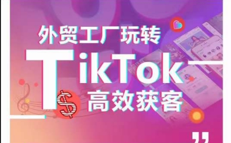 外贸工厂玩转TikTok高效获客,多种引流方式与账号定位技巧,拆解爆款短视频打造成功案例-小牛学府