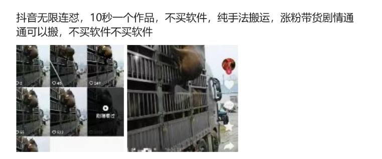 抖音无限连怼,10秒一个作品不买软件,纯手法搬运,涨粉带货剧情通通可以搬-小牛学府