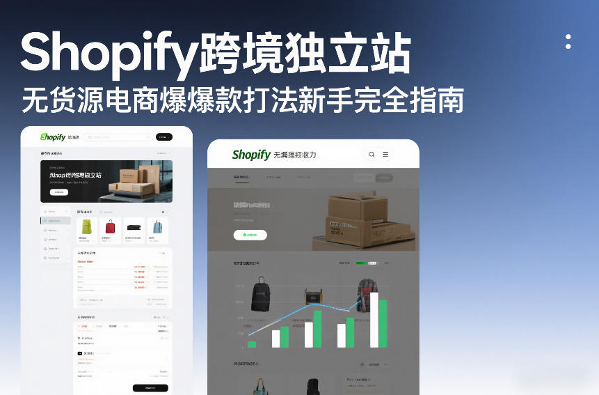 Shopify跨境独立站无货源电商爆款打法新手完全指南-小牛学府
