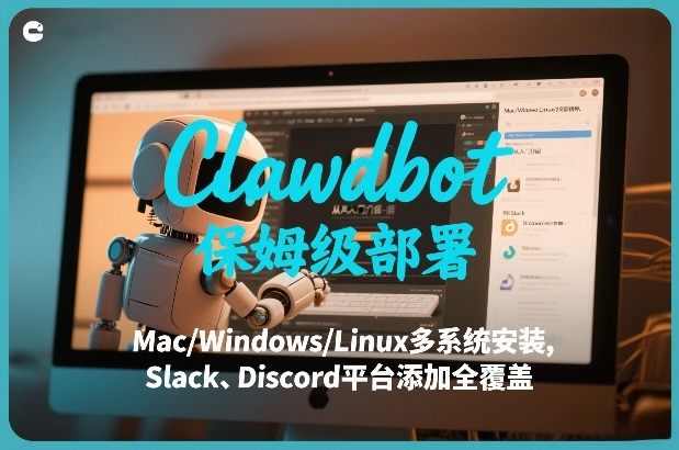 Clawdbot保姆级部署，从入门介绍、Mac/Windows/Linux多系统安装，到Slack、Discord平台添加全覆盖-小牛学府