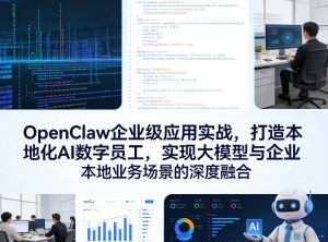OpenClaw企业级应用实战,打造本地化AI数字员工,实现大模型与企业本地业务场景的深度融合-小牛学府