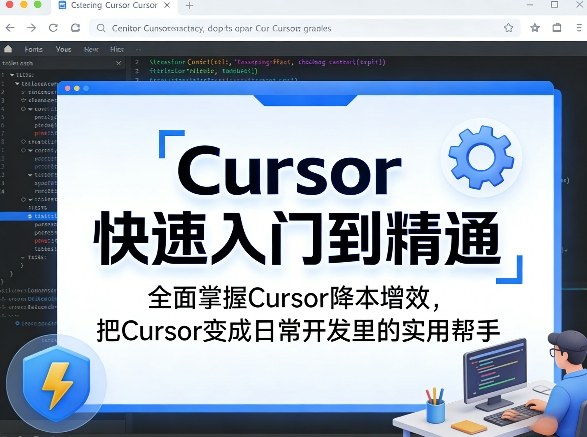 Cursor快速入门到精通，全面掌握Cursor降本增效，把Cursor变成日常开发里的实用帮手-小牛学府