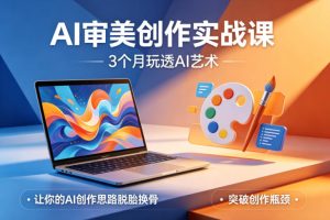 AI审美创作实战课,3个月玩透AI艺术,让你的AI创作思路脱胎换骨,突破创作瓶颈-小牛学府