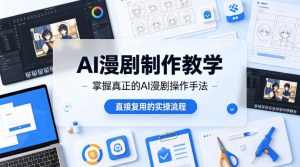 AI漫剧制作教学，带你掌握真正的AI漫剧操作手法，直接复用的实操流程-小牛学府