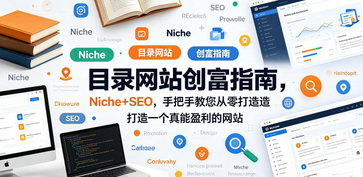 目录网站创富指南，Niche+SEO，手把手教您从零打造打造一个真能盈利的网站【原创双语字幕】-小牛学府