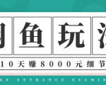 龟课·闲鱼项目玩法实战班第12期,操作10天左右利润有8000元细节玩法-小牛学府