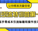 卓凡引流特训营第一期:高手零成本引流秘籍和操作技巧,让你精准流量倍增-小牛学府