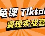 龟课·TikTok变现实战训练营线上第1期,多种变现模式,轻松赚美刀-小牛学府