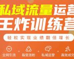 私域流量运营王炸训练营：全网引流+裂变涨粉+私域运营+高效成交-小牛学府