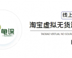 龟课·淘宝虚拟无货源电商5期，全程直播 现场实操，一步步教你轻松实现躺赚-小牛学府