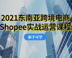2021东南亚跨境电商Shopee实战运营课程,0基础、0经验、0投资的副业项目-小牛学府