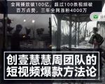 创壹慧慧周短视频爆款方法论，让你快速入门、少走弯路、节省试错成本-小牛学府