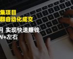 虚拟图集项目:矩阵站群自动化成交,3-5个月实现快速赚钱月入1W+左右-小牛学府