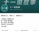 十一说故事·故事性中视频，观众快速共鸣从而快速变现的中视频玩法-小牛学府