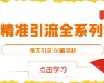 闲鱼精准引流全系列课程，每天引流100精准粉【视频课程】-小牛学府
