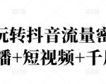 2022玩转抖音流量密码，(直播+短视频+千川)-小牛学府