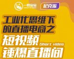 尼克派·工业化思维下的直播电商之短视频锤爆直播间，听话照做执行爆单-小牛学府