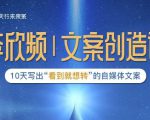 李欣频|文案创造课，0基础可报10天写出“看到就想转”的自媒体文案-小牛学府