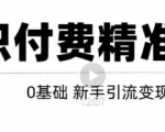 玩转知识付费项目精准引流，给你1套课多账号操作落地方案！-小牛学府