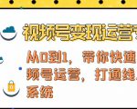 视频号变现运营，视频号+社群+直播，铁三角打通视频号变现系统-小牛学府