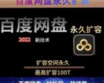 百度网盘无限扩容技术,外面卖399的,无论自己用还是用做引流都可以-小牛学府