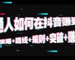 普通人如何在抖音赚到钱:策略 路线 规则 突破 赚钱(10节课)-小牛学府