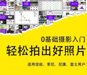 0基础摄影入门，轻松拍出好照片（适用佳能、索尼、尼康、富士用户）-小牛学府