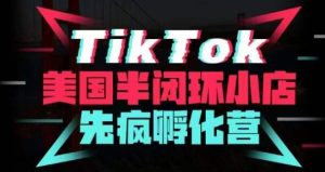 疯人院·TikTok美国半闭环小店孵化营，抢占TikTok美国蓝海市场，开店、运营、带货、投流全实操-小牛学府