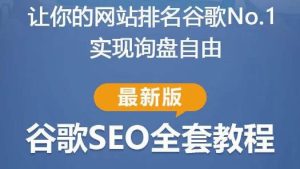 谷歌SEO实战教程:如何让你的网站在谷歌排名第一,内容从入门到高阶,适合个人及团队-小牛学府