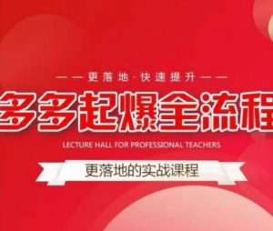 互力-多多新品打爆全流程,拼多多14天拉搜索自然流量,更落地·快速提升-小牛学府