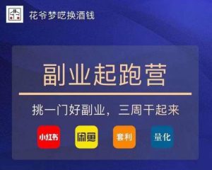 花爷-副业起跑营第2期，挑一门好副业，三周干起来（闲鱼｜小红书｜量化｜套利）-小牛学府