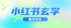 小红书玄学项目，直接上手操作，日入500【揭秘】-小牛学府