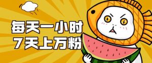 暴力涨粉项目：每天一小时，七天上万粉【揭秘】-小牛学府