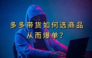 多多视频带货选什么商品链接才能爆单，10分钟教会你，爆单不是浮云【揭秘】-小牛学府