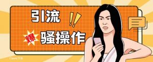 最新引流骚操作，单账号日引50-100，简单粗暴，适合于小白各行各业都可以进行操作，精准粉丝加到爆-小牛学府